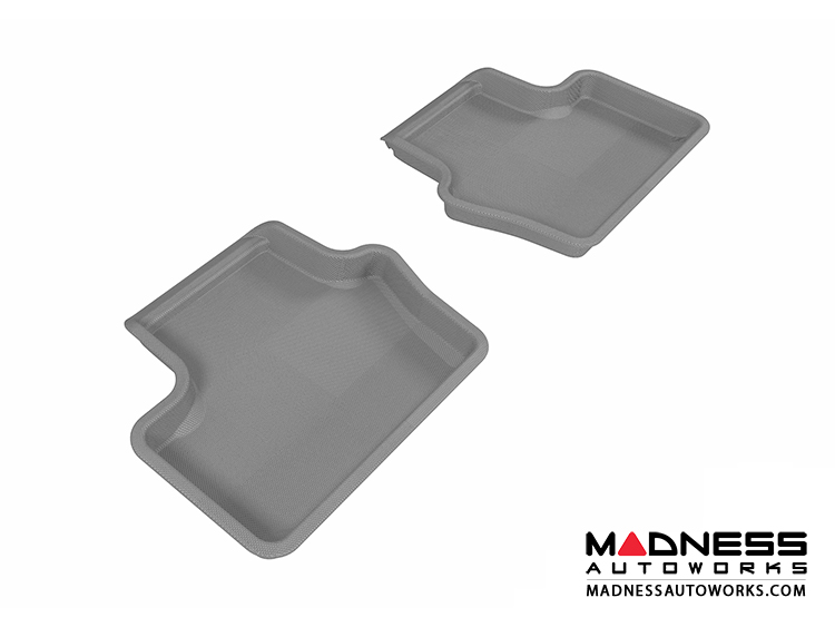 Jeep Compass Floor Mats (Set of 2) - Rear - Gray by 3D MAXpider